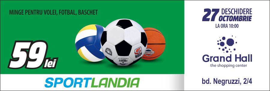 Sportlandia: Грандиозное открытие самого большого спортивного магазина в Молдове ®