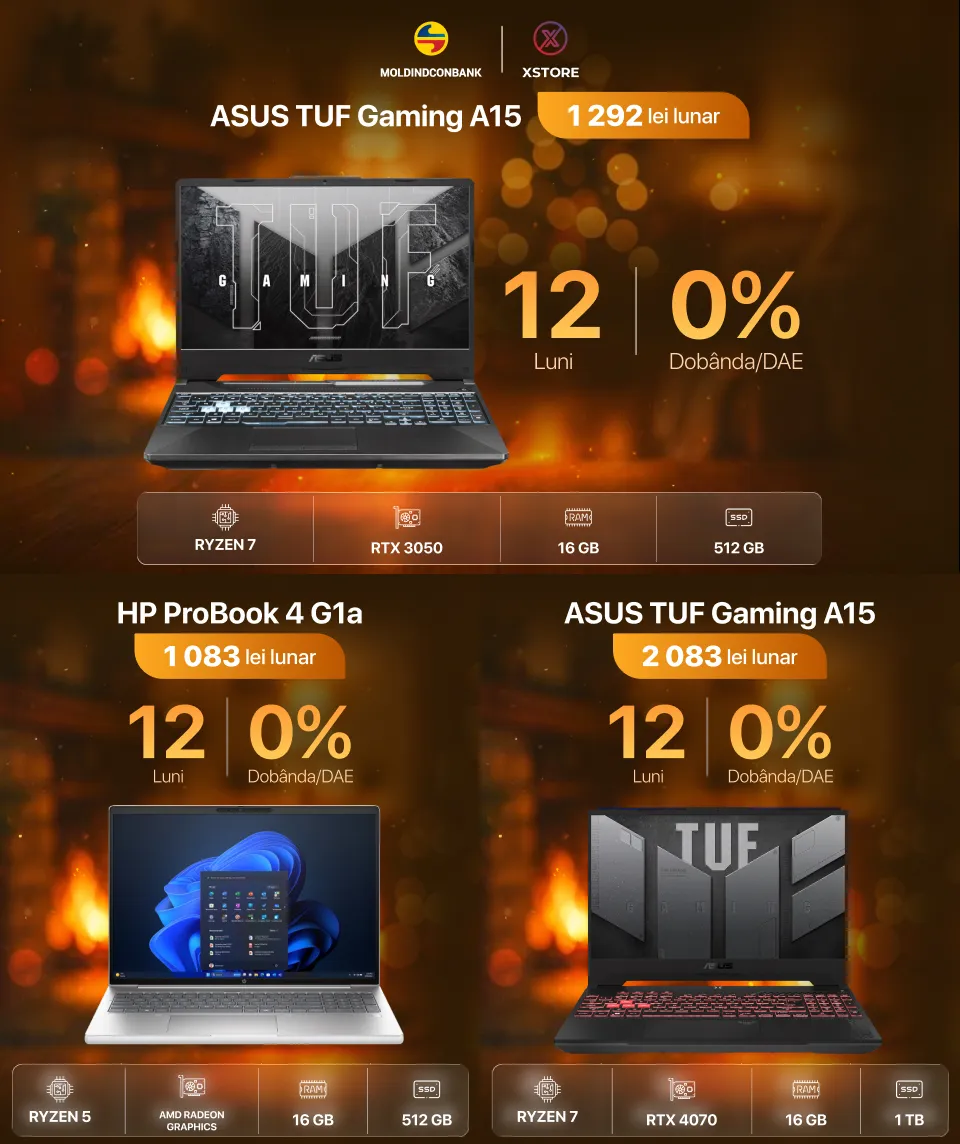 Xstore.md: Tot ce îți dorești, acum în rate cu 0% dobândă
