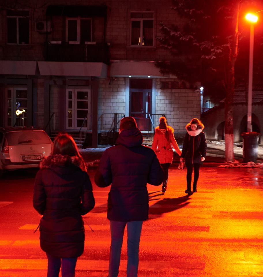 La Orhei sunt instalate noi sisteme de iluminare a trecerilor de pietoni