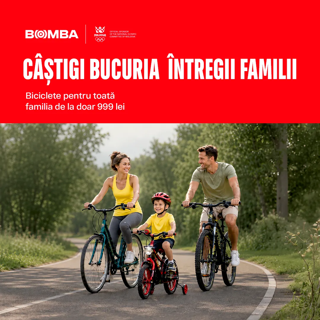 Bomba – partener oficial al Campionatului Național de Triatlon 2026