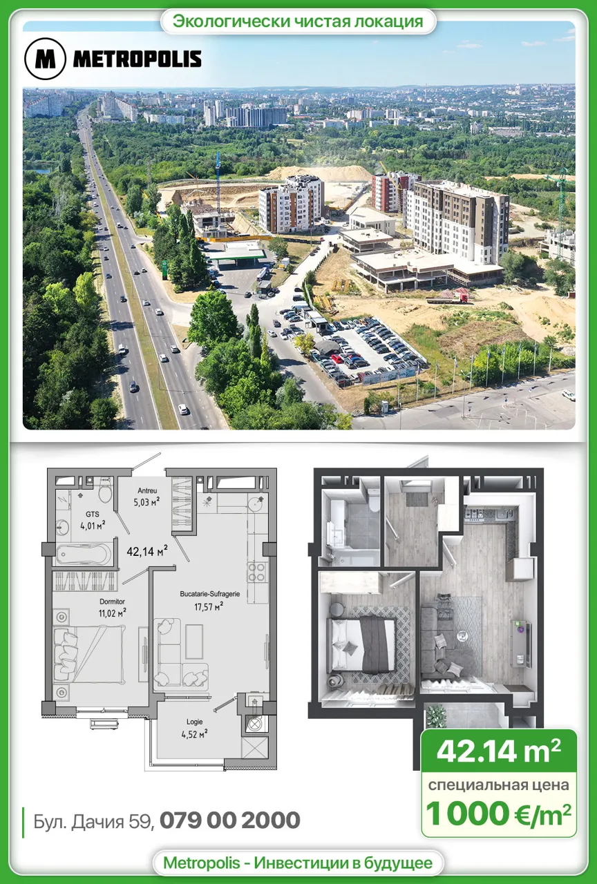 Metropolis: Летняя инвестиционная акция -  25 квартир по 1 000 €/м²