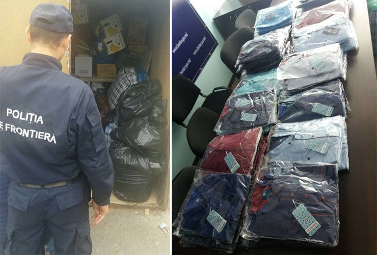 Пограничники изъяли на рынке в Атаках одежду стоимостью 150 тысяч леев
