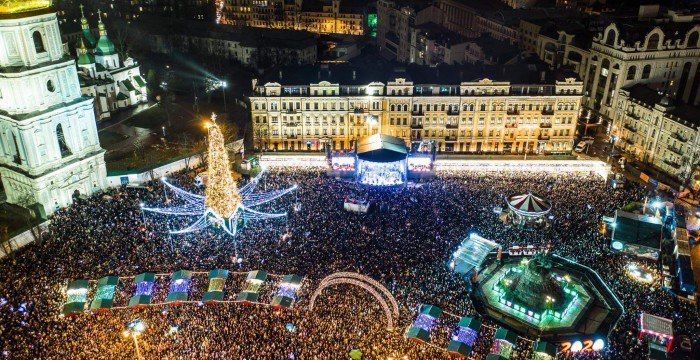 Киевская елка вошла в пятерку лучших в ЕС