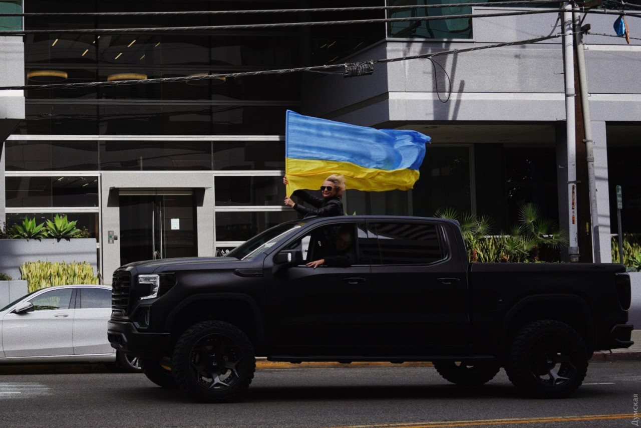 В Лос-Анджелесе прошел массовый митинг в поддержку Украины