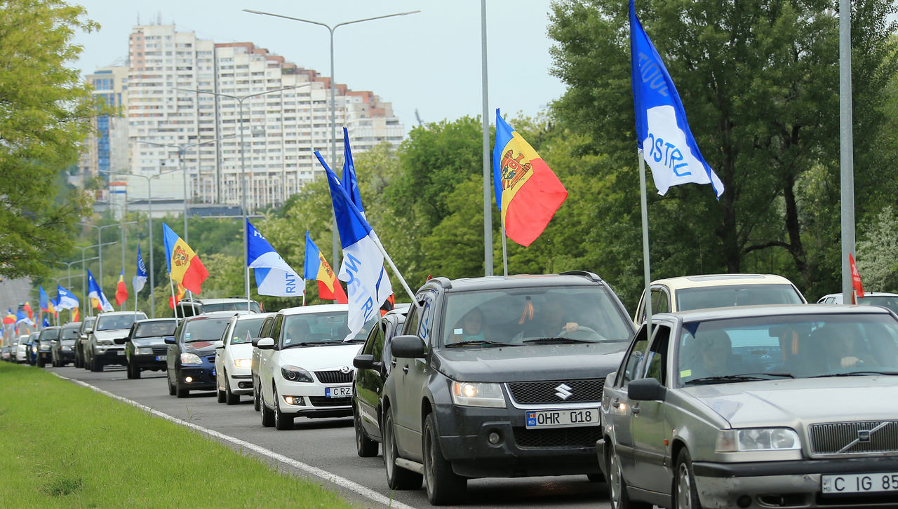 Усатый возглавил праздничный автопробег «Кишинев-Шерпены»