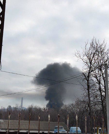 В Рыбнице горит фабрика нетканых материалов