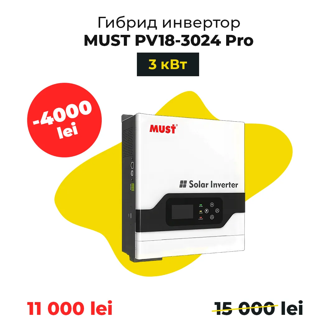 Сезонная распродажа солнечных панелей и инверторов в сети магазинов Coleso.md