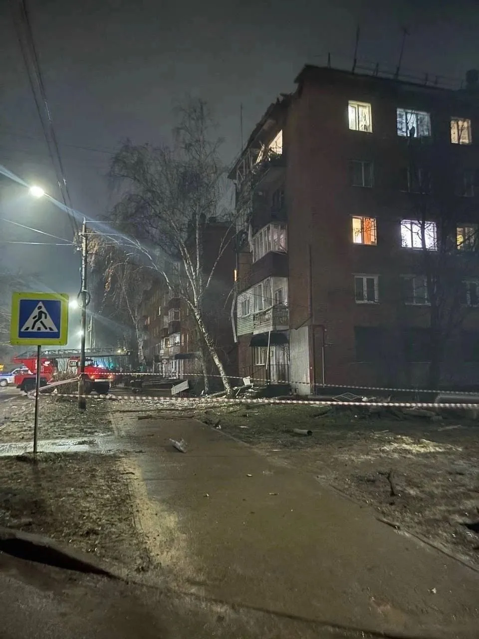 Câteva drone s-au prăbușit în două blocuri de locuit din regiunea Tambov