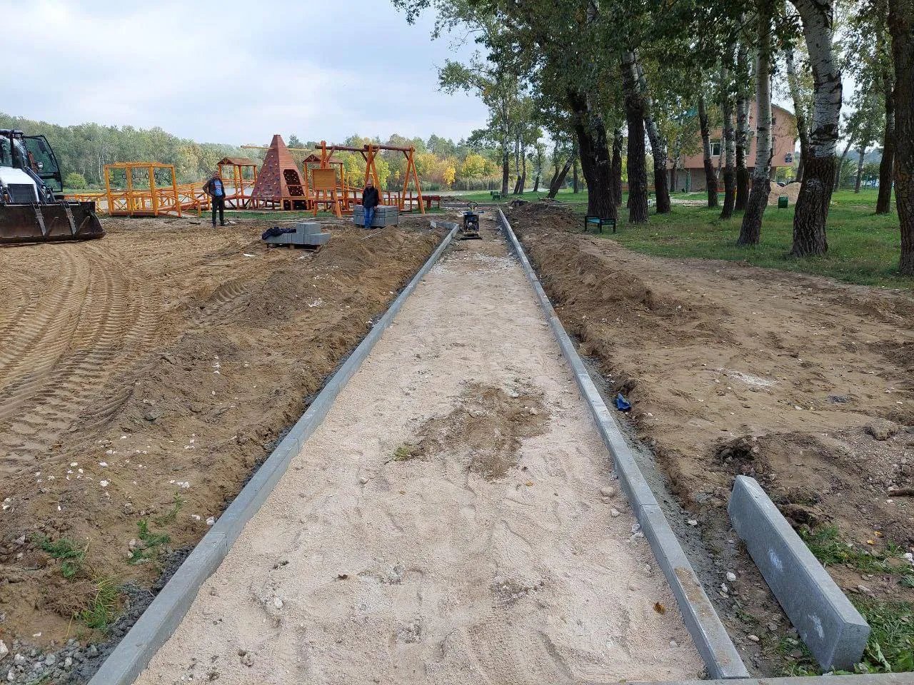 В парке «Ла Извор» начаты работы по установке системы орошения