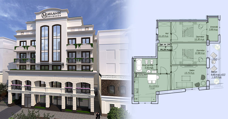Casa Verona: Последняя квартира на 75 кв2 по специальной цене ®