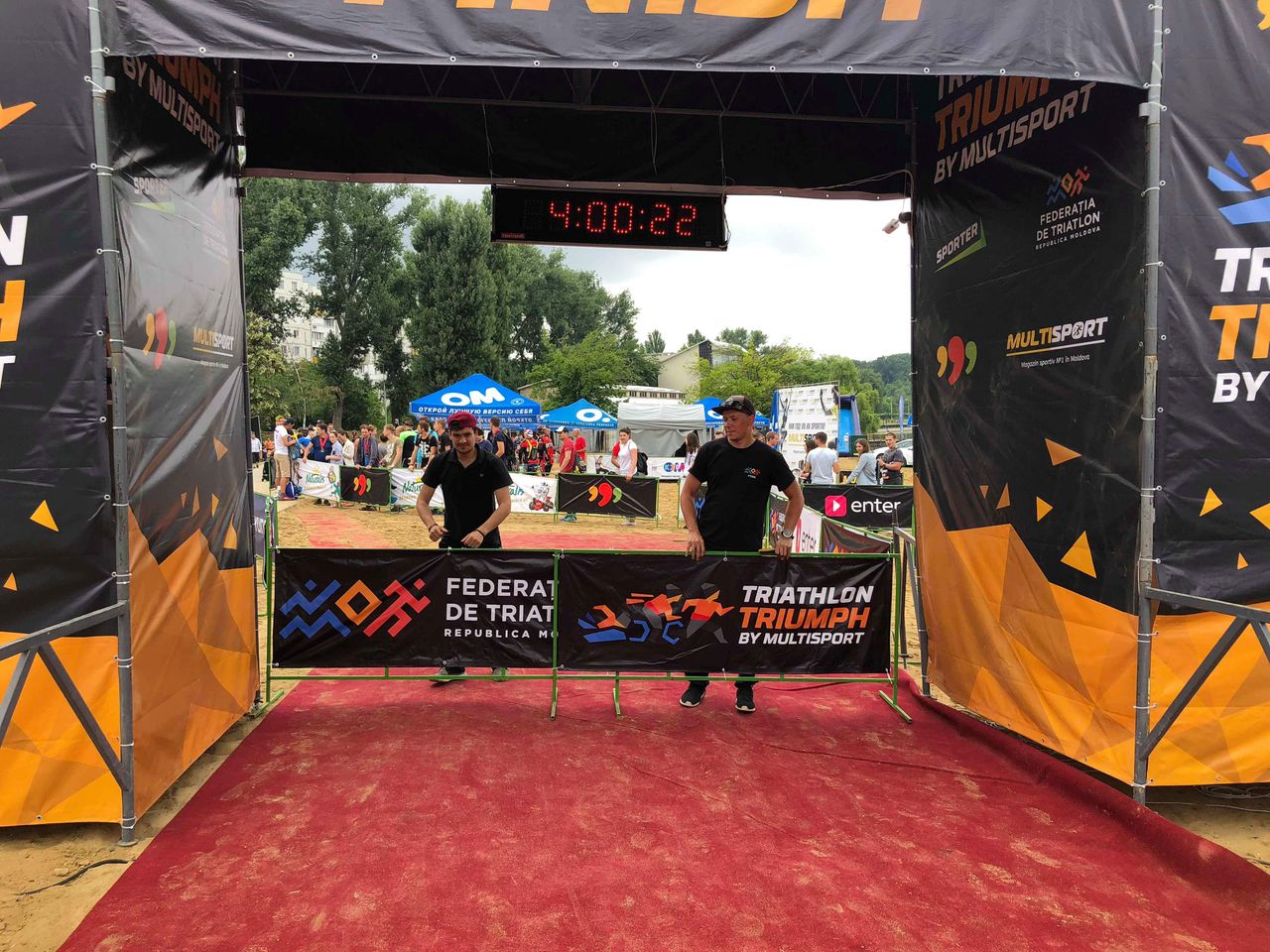 В столице прошел второй чемпионат Молдовы по триатлону