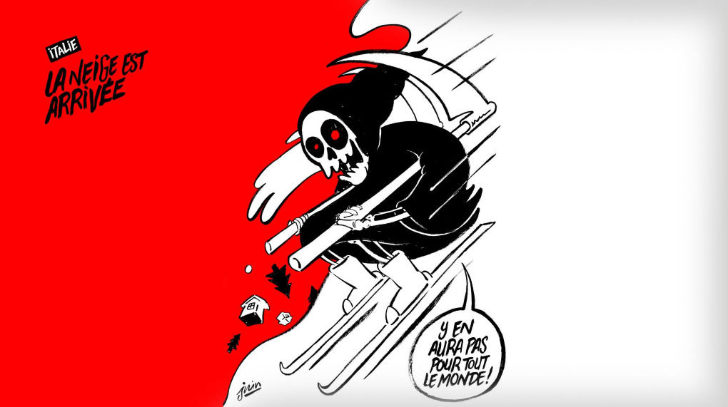 Noi imagini scandaloase, publicate de Charlie Hebdo.