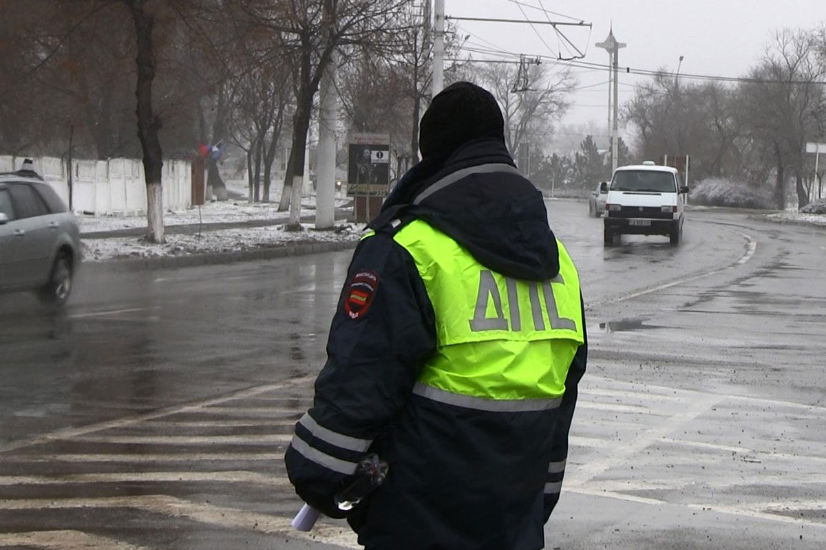 Сотрудницы ГАИ необычным образом поздравили автовладельцев в Бендерах с 23 февраля