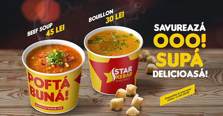Star Kebab: Обед подан - попробуй супы из звездного меню ®