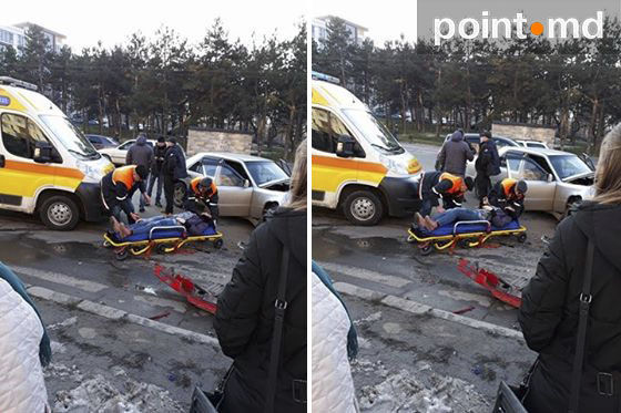 В результате  ДТП в столице два автомобиля превратились в груду металлолома