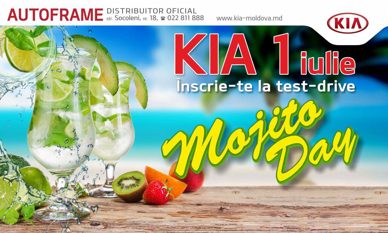 KIA – 1 июля Mojito Day – Test Drive ®