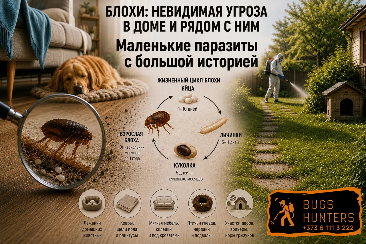 Bugs Hunters: Блохи - маленькие хозяева большой истории