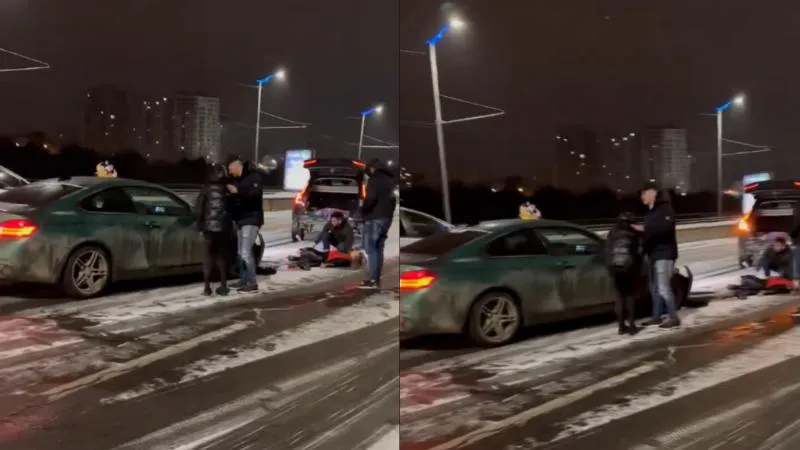 У BMW, сбившего девушку на виадуке, были регистрационные номера другого авто