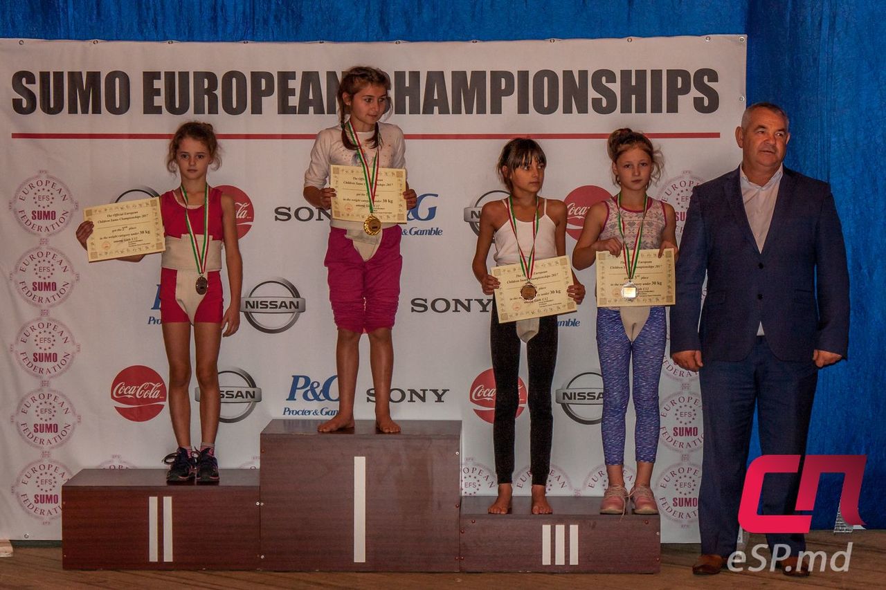 Впервые в Бельцах прошёл чемпионат Европы по сумо