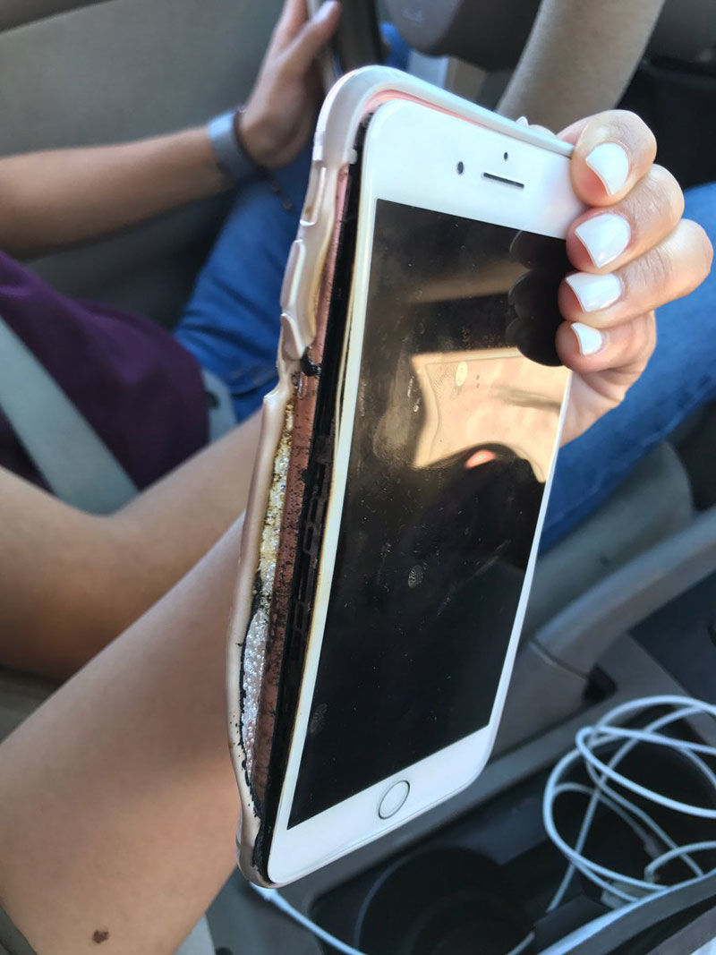 В США взорвался еще один iPhone 7 Plus