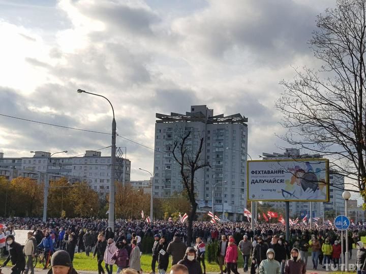 В Минске собираются сторонники оппозиции