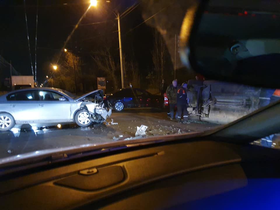 На улице Заводской машина скорой помощи попала в аварию