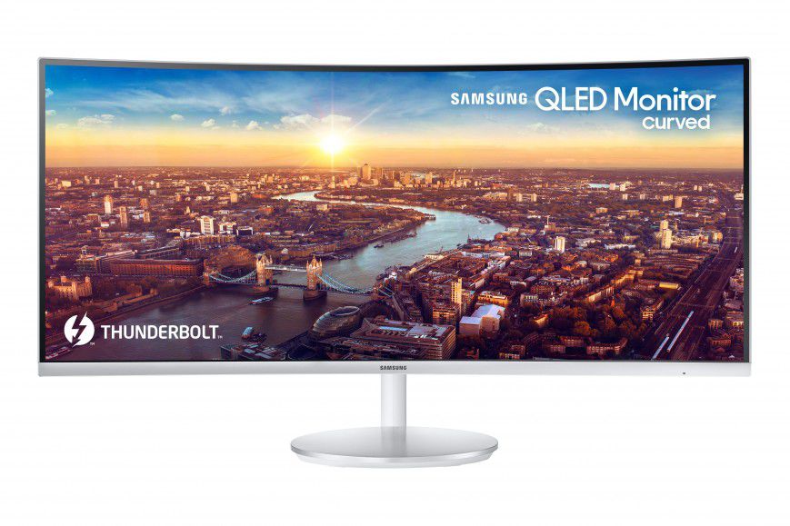 Samsung представила первый изогнутый QLED-монитор