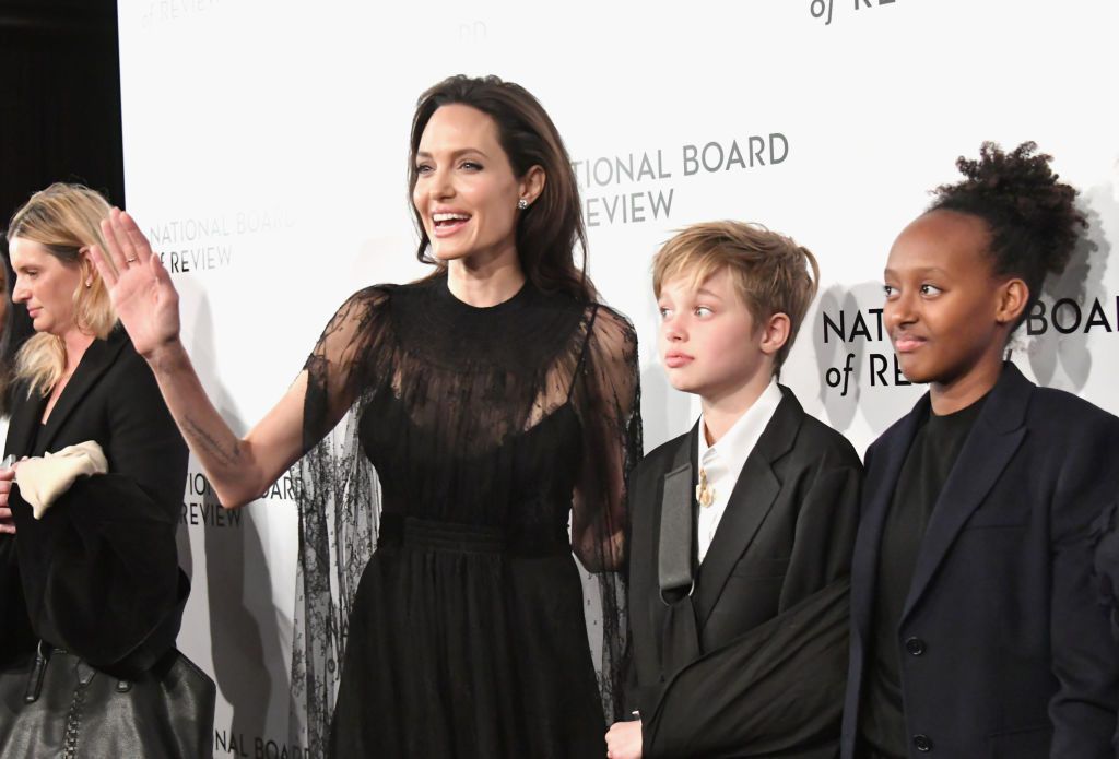 Angelina Jolie, alături de fiicele ei la o gală în New York