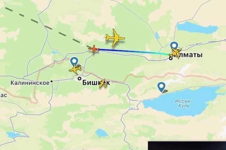 Из Казахстана в сторону Европы массово вылетают бизнес-джеты