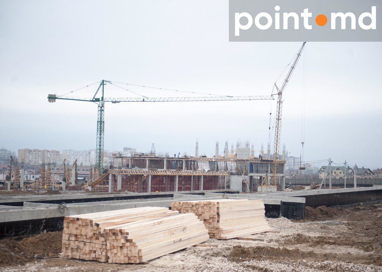 Работы по строительству "Arenа Chișinău" выполнены на 20%
