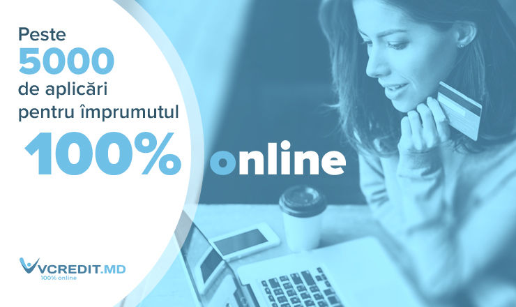 Peste 5000 de persoane au aplicat pentru împrumutul 100% online ®
