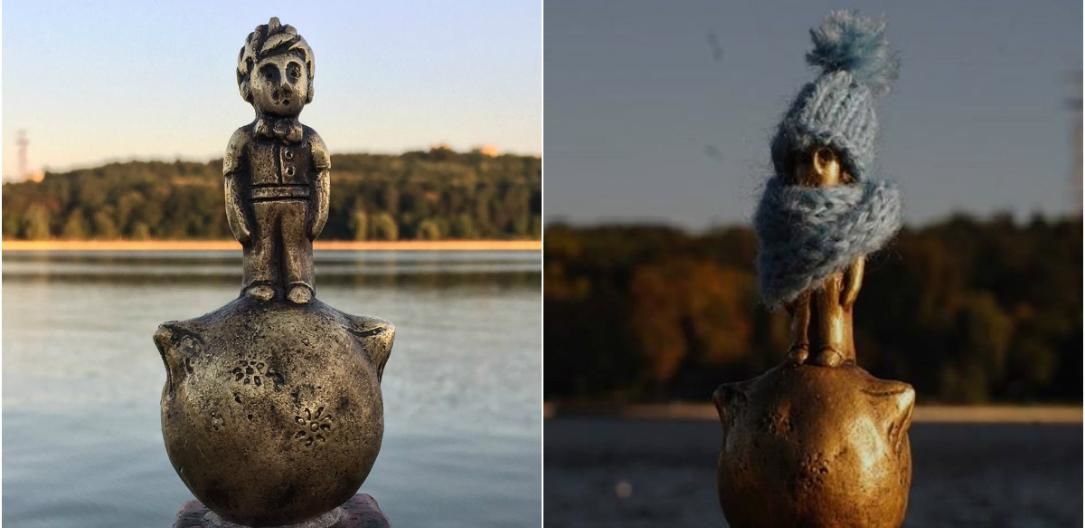 В парке "Валя Морилор" "раздели" скульптуру Маленького принца