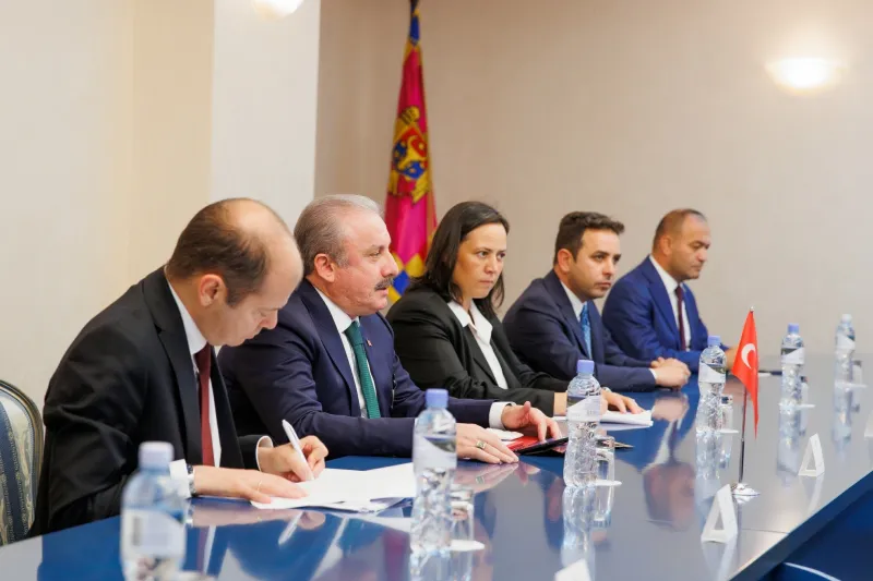 Майя Санду провела встречу с главой Законодательного собрания Турции Мустафой Шентоп