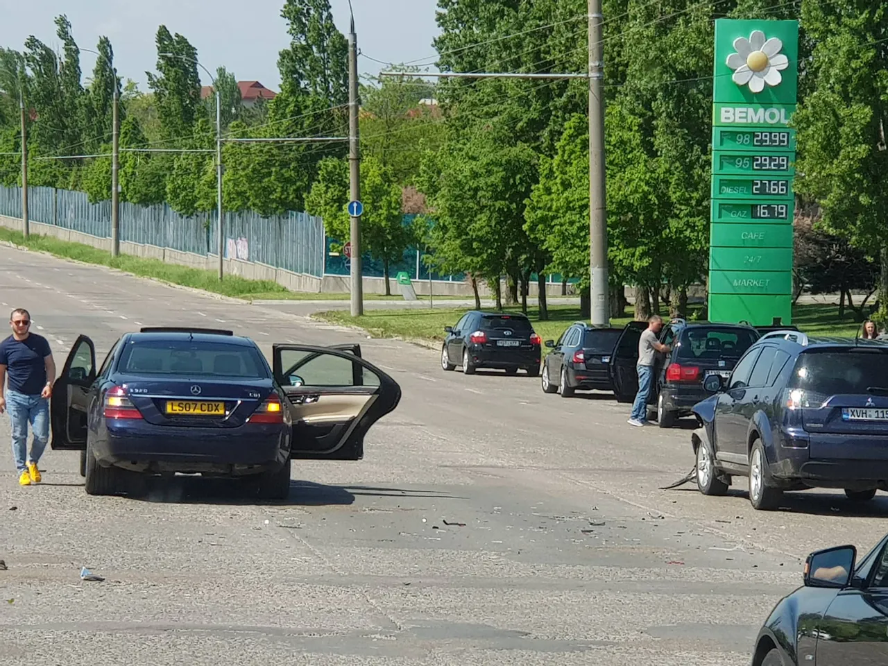 ДТП в Кишиневе: пассажир попал в больницу