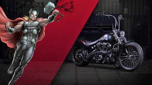 Harley-Davidson и Marvel представили супергеройские мотоциклы