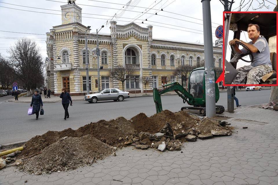 Кишиневцы иронизируют над очередной траншеей на бульваре Штефана чел Маре