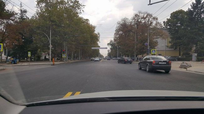 На бульваре Штефана чел Маре появилась временная разметка