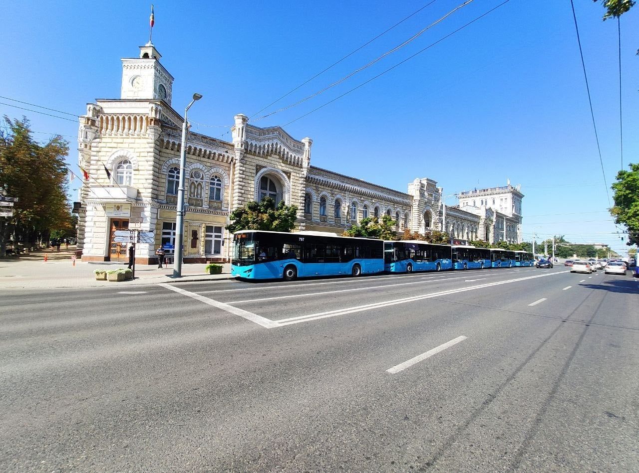 Чебан: В столице вышли на маршруты пять из 100 новых автобусов ISUZU