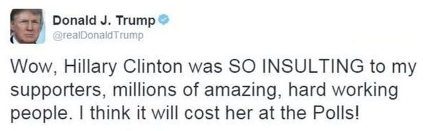 Клинтон назвала сторонников Трампа "неприличным сборищем"