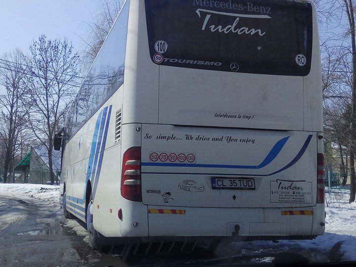 В Кишиневе замечены автобусы с румынскими номерами