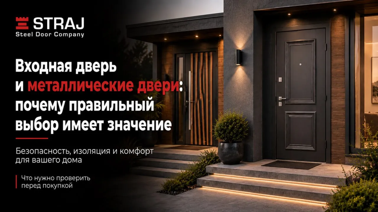 Straj.md: Наружная дверь и металлические двери: почему правильный выбор важнее, чем кажется