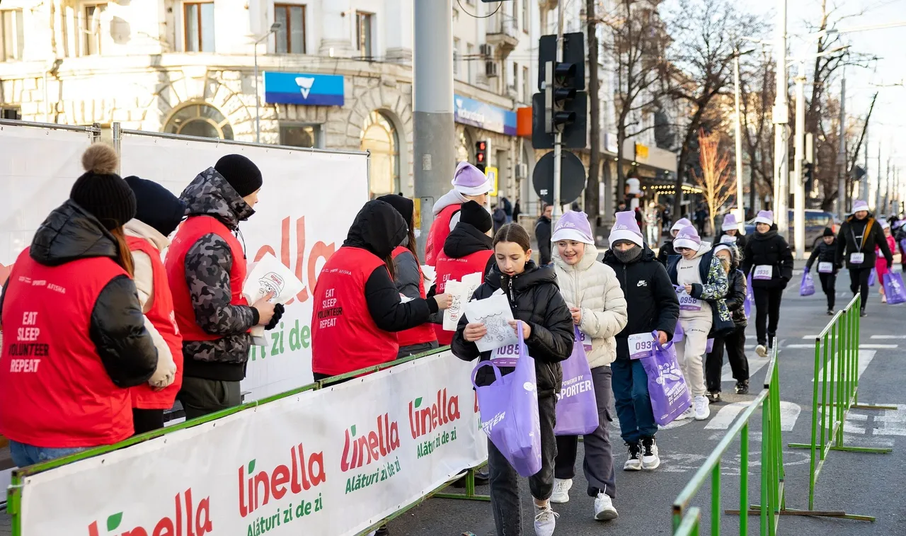 Maratonul de Crăciun by Moldcell: Беги по трассе и собирай подарки