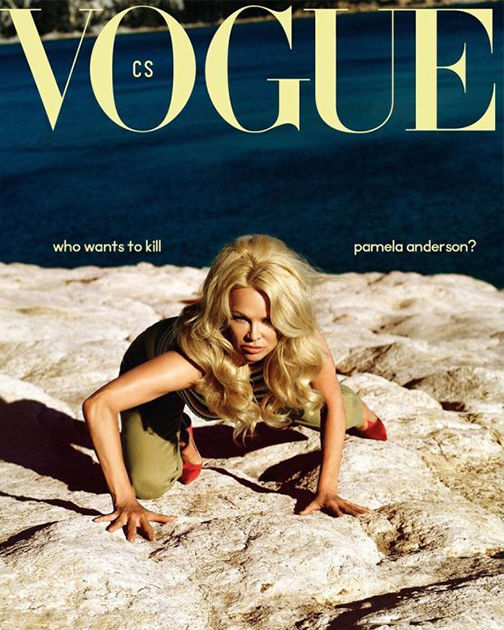 Памела Андерсон впервые появилась на обложке Vogue