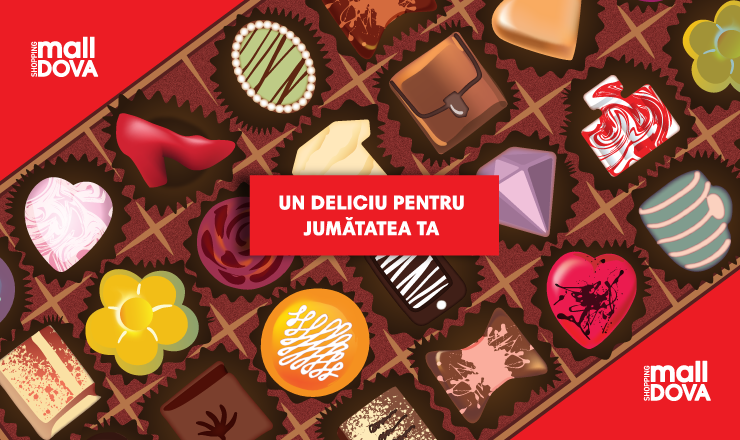 Shopping MallDova: Surprinde-ți jumătatea cu „iubire la pachet” în februarie ®