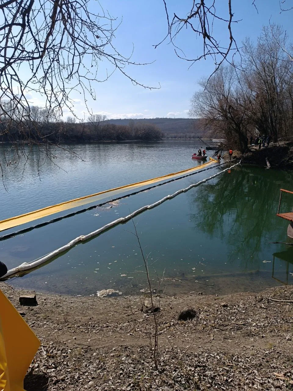 Apă-Canal Chișinău установил еще один барьер на Днестре в Вадул-луй-Водэ