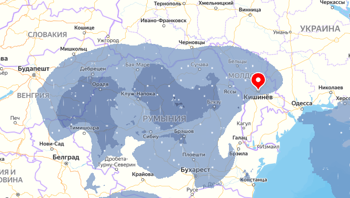 На Молдову обрушится снегопад