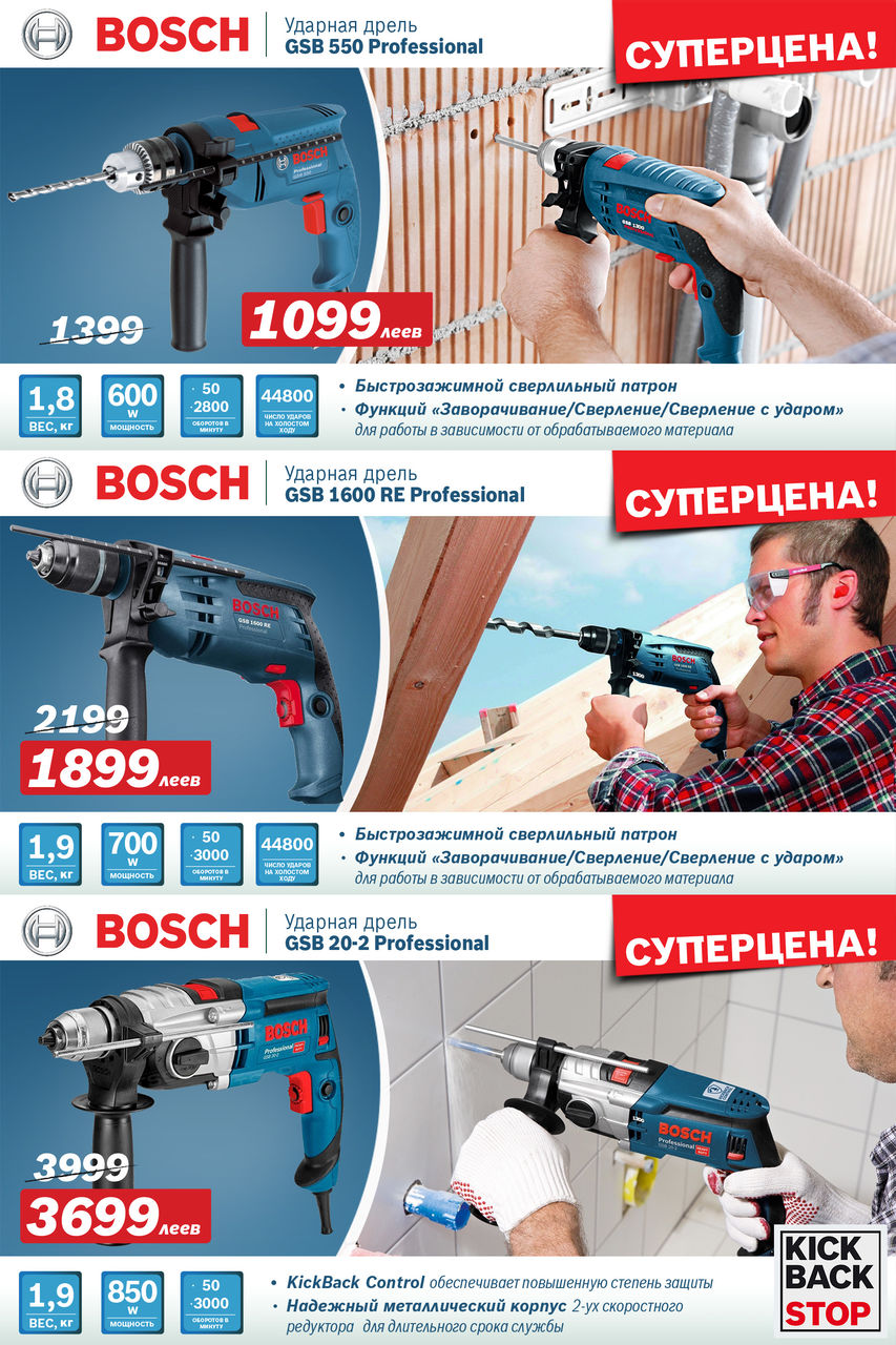 Bosch-Siemens: Cуперцены на садовую технику и электроинструменты