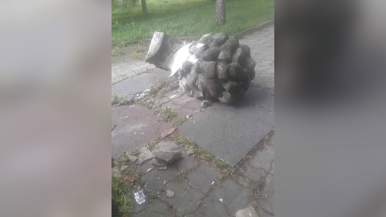 Во Львовской области вандалы разбили памятник Пушкину