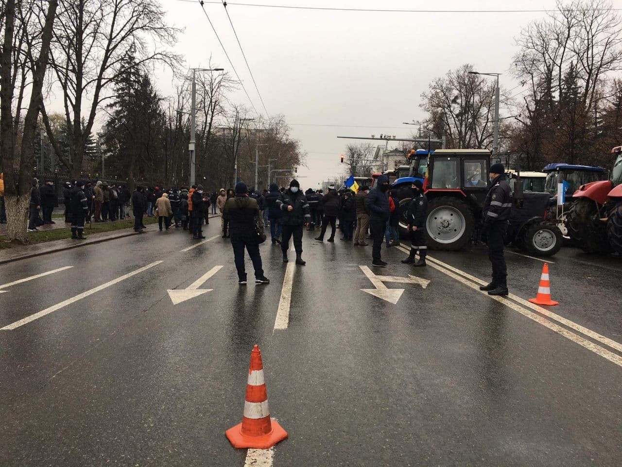 Новый протест фермеров прошел в центре Кишинева