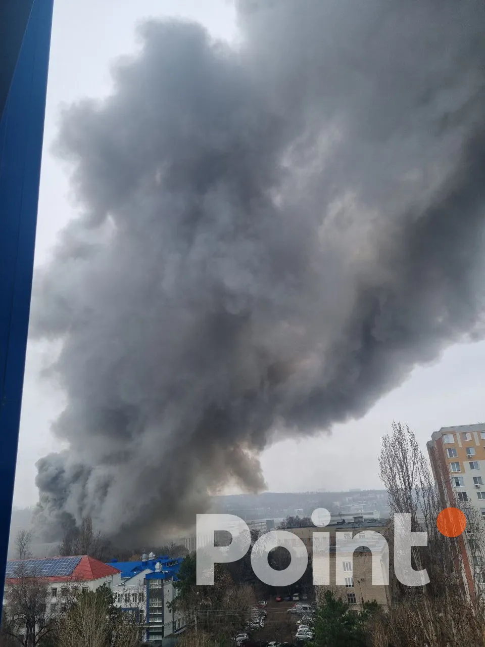 В Кишиневе произошел пожар на крупном складе